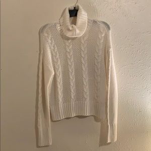 White Turtleneck Sweater